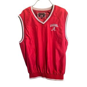 Colosseum Athletic Men's Size Medium Alabama Crimson Tide Sweater Vest Red